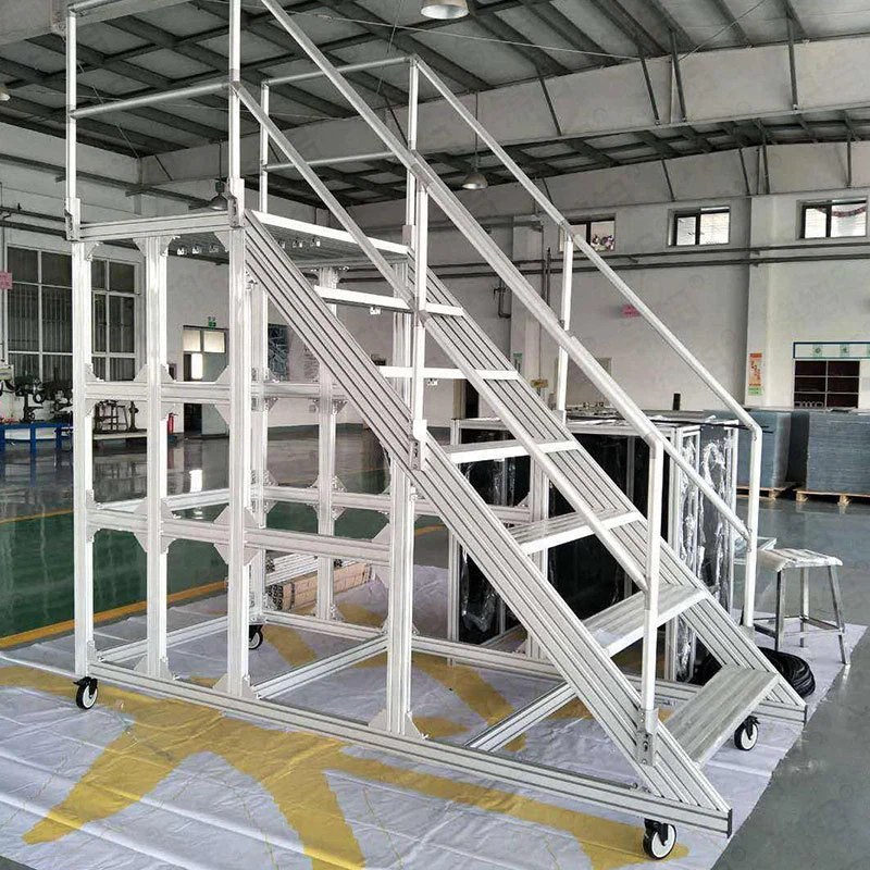 Movable Aluminum Profile Stairs